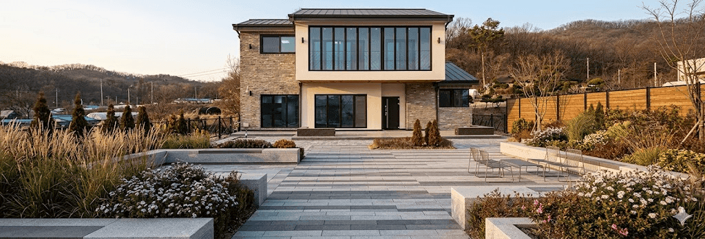 bau Paver line 시공사례