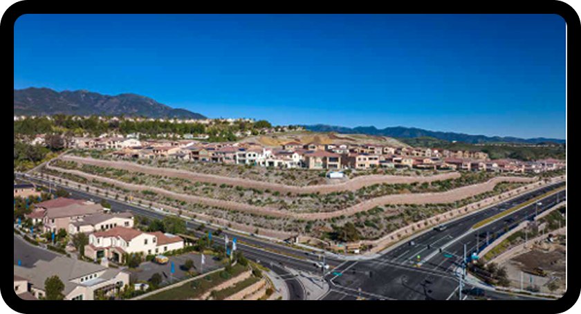 The Oaks at Portola Hills 항공 전경 (출처: Belgard Commercial / THE OAKS AT PORTOLA HILLS Case Study)